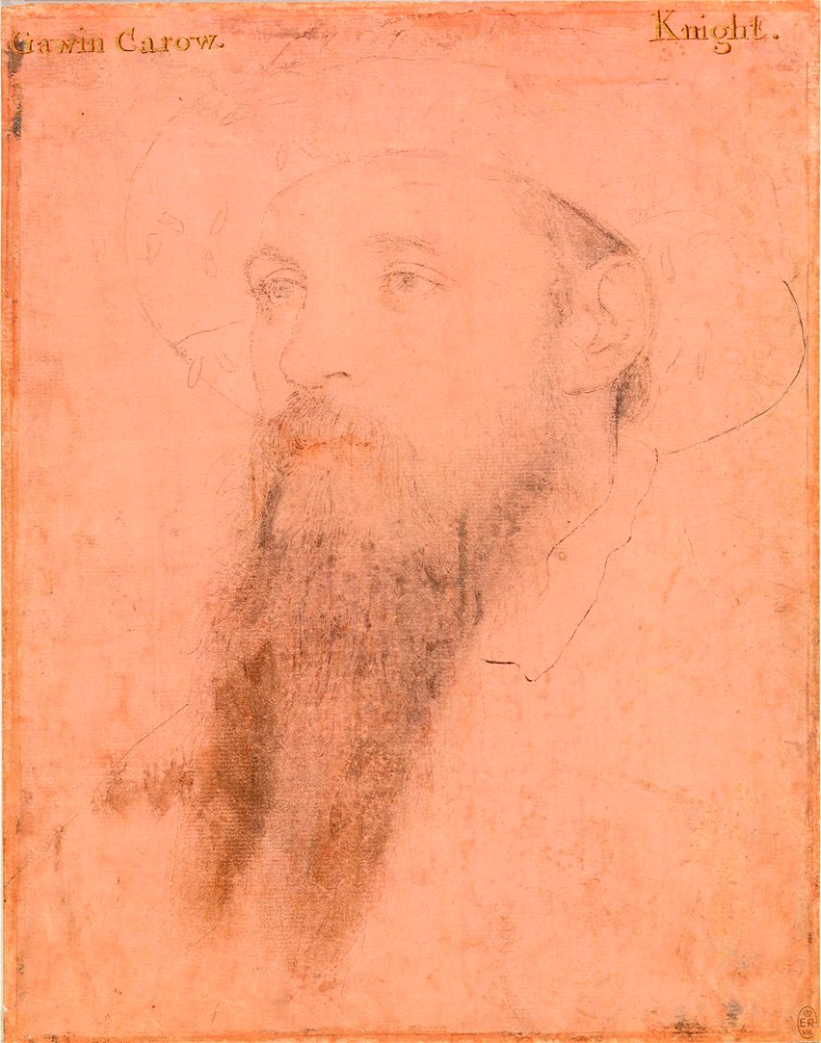 Hans Holbein the Younger - Sir Gavin Carew RL 12196
