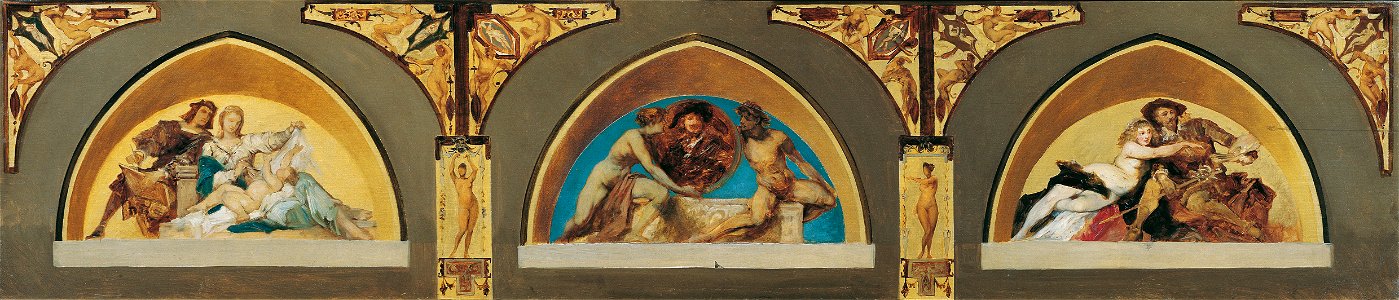 Hans Makart - Raffael, Rembrandt, Rubens - 3755b - Kunsthistorisches Museum