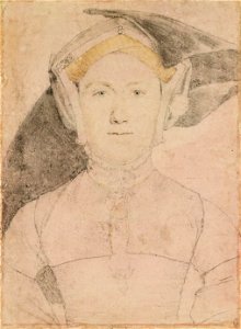 Hans Holbein the Younger - An unidentified woman RL 12257. Free illustration for personal and commercial use.