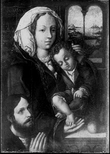 Hans Memling - Virgin and Child with a Donor - 85.2 - Museum of Fine Arts