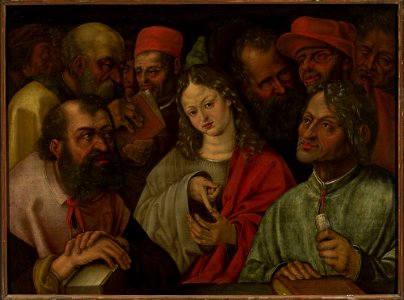 Hans Hoffmann - Christ among the Doctors - M.Ob.550 - National Museum in Warsaw