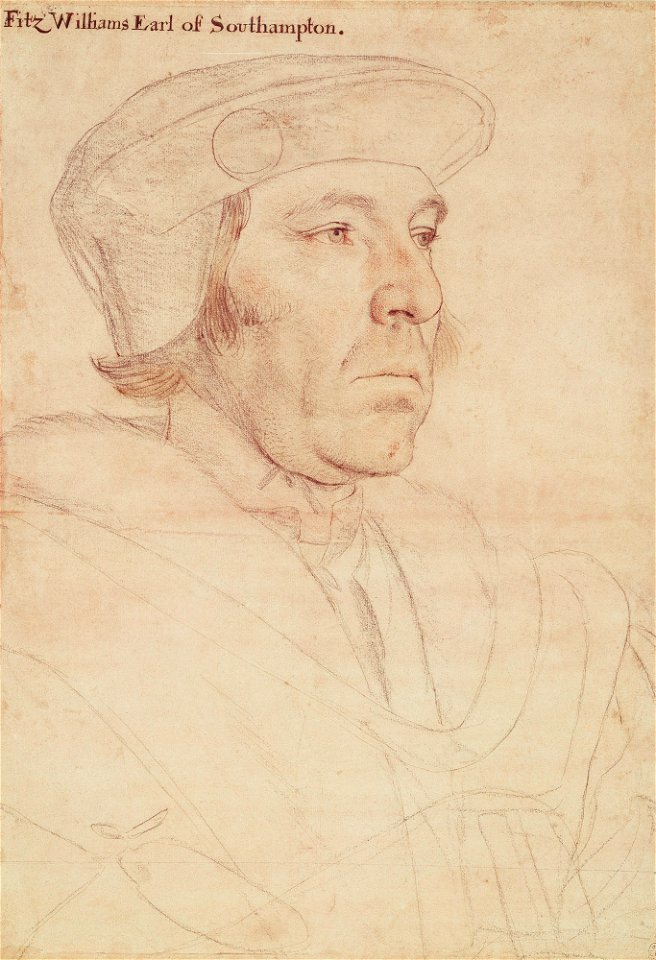 Hans Holbein the Younger - William Fitzwilliam, Earl of Southampton RL 12206