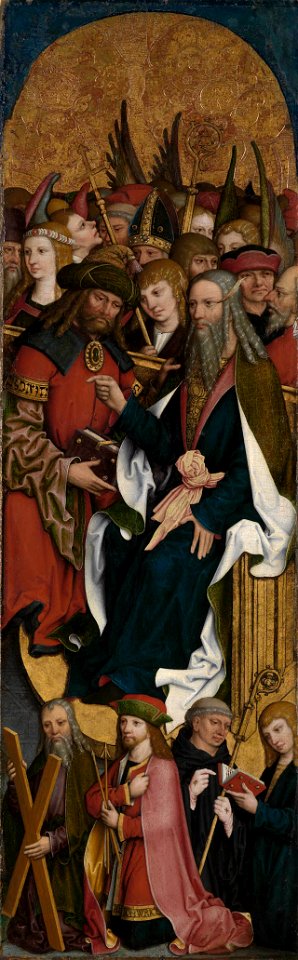 Hans Maler - Disputatio zwischen Propheten und Heiligen - 45 b - Staatliche Kunsthalle Karlsruhe