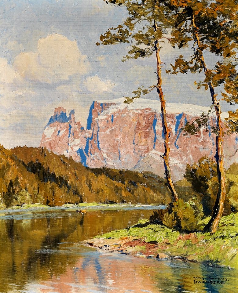 Hans Maurus Costalovarasee mit Schlern
