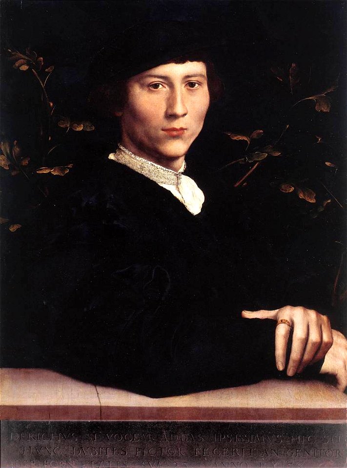 Hans Holbein d. J. - Portrait of Derich Born - WGA11545
