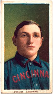 Hans Lobert, Cincinnati Reds, baseball card portrait LCCN2008676463