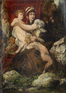 Hans Makart Sinnbild der Fruchtbarkeit 1870