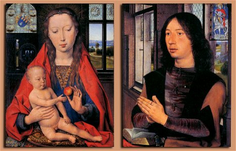 Hans Memling - Diptych of Maarten Nieuwenhove - WGA14955
