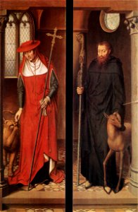 Hans Memling - Passion (Greverade) Altarpiece (closed) - WGA14994