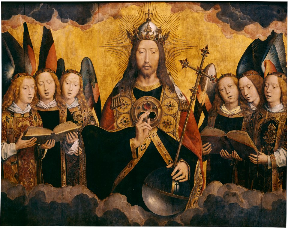Hans Memling - Christ with Singing Angels - KMSKA 778
