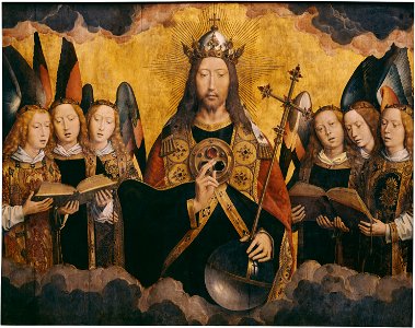 Hans Memling - Christ with Singing Angels - KMSKA 778