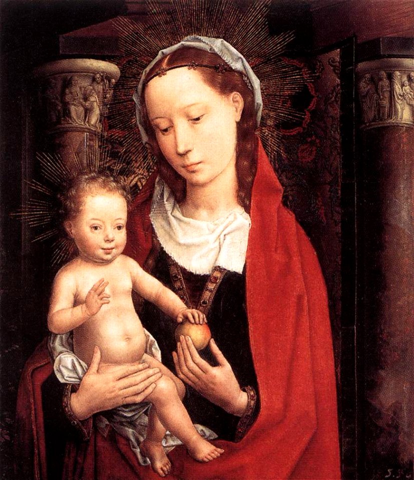 Hans Memling - Standing Virgin and Child - WGA14983