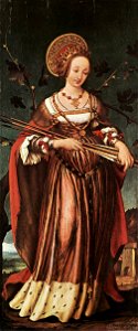 Hans Holbein d. J. - St Ursula - WGA11497
