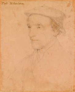 Hans Holbein the Younger - An unidentified man RL 12221. Free illustration for personal and commercial use.
