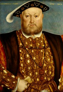 Hans Holbein the younger (c.1497-1543) (studio of) - Henry VIII (1491–1547) - BHC2763 - Royal Museums Greenwich