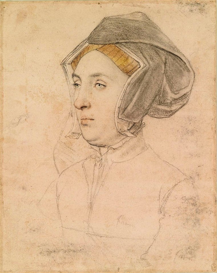Hans Holbein the Younger - An unidentified woman RL 12255