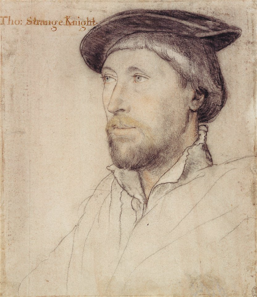 Hans Holbein the Younger - Sir Thomas Lestrange RL 12244