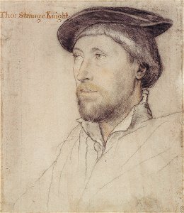 Hans Holbein the Younger - Sir Thomas Lestrange RL 12244