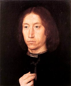 Hans Memling - Portrait of a Man - WGA14862. Free illustration for personal and commercial use.