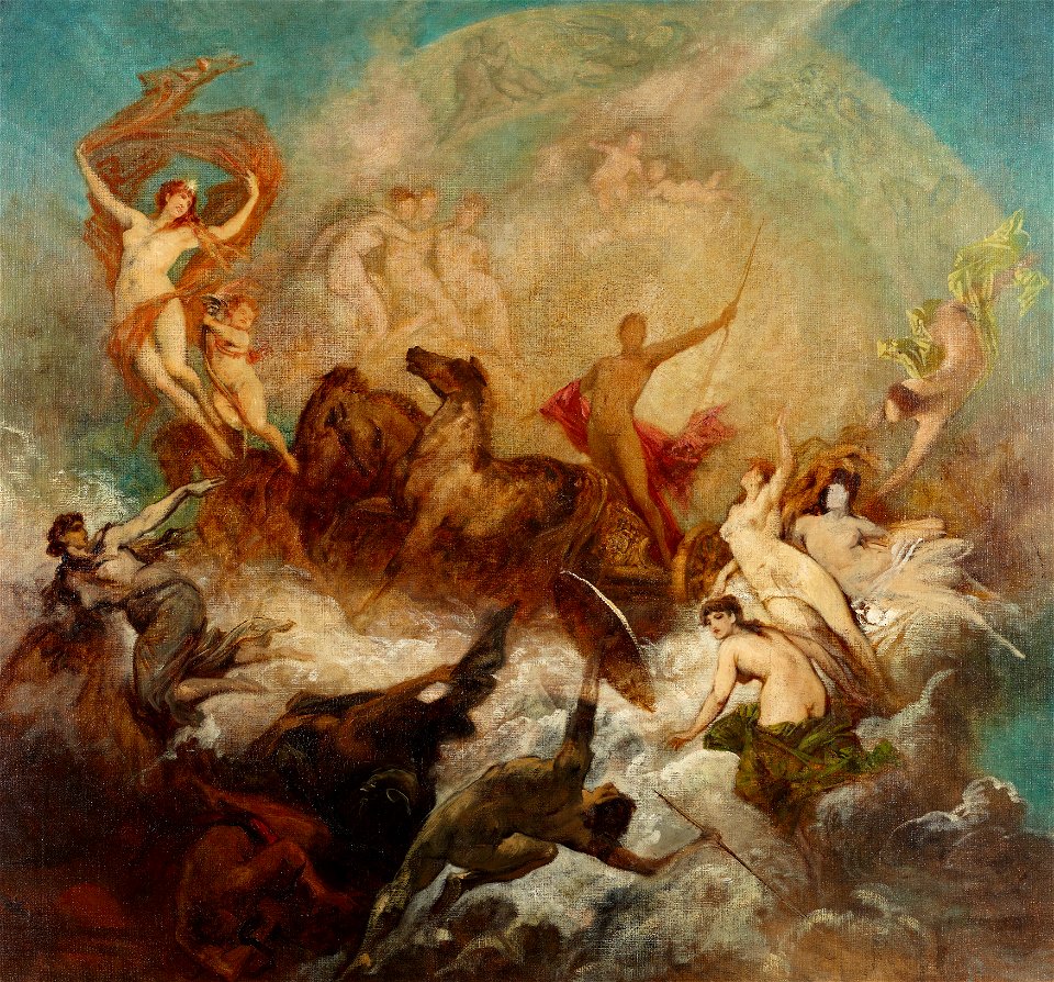 Hans Makart - Der Sieg des Lichtes über die Finsternis - 3756 - Kunsthistorisches Museum