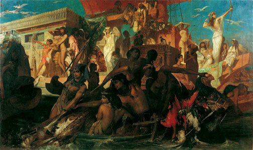 Hans Makart - Die Niljagd - 5837 - Österreichische Galerie Belvedere