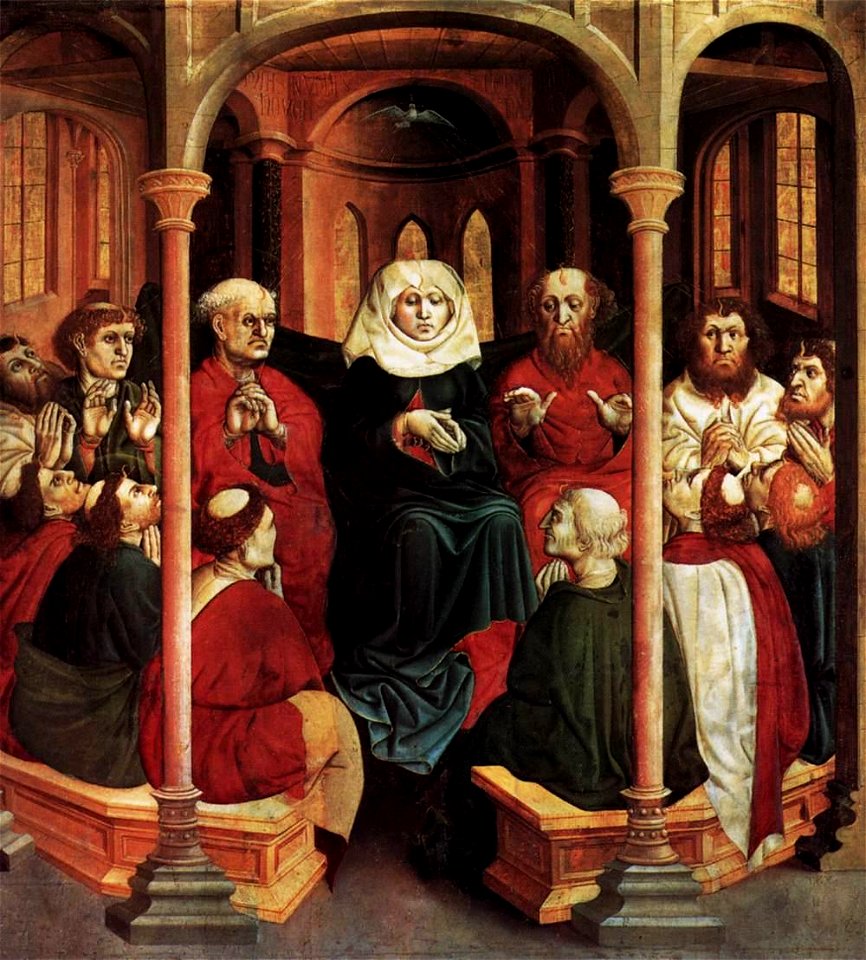 Hans Multscher - Pentecost - WGA16331