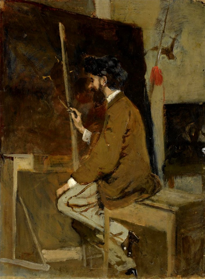 Hans Makart - Selbstbildnis, ca. 1883