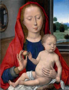 Hans Memling - Virgin and Child - 1933.1050 - Art Institute of ChicagoFXD. Free illustration for personal and commercial use.