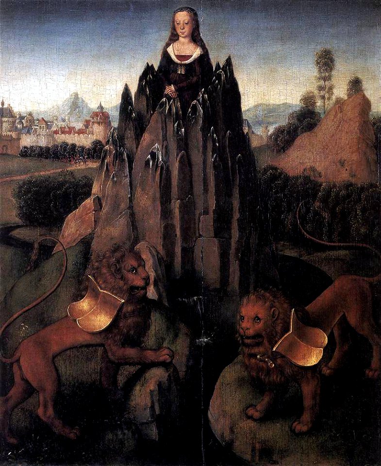 Hans Memling - Allegory with a Virgin - WGA14896