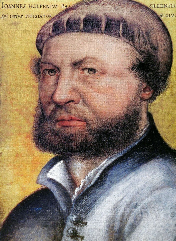 Hans Holbein the Younger, self-portraitFXD