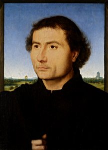 Hans Memling - Portret van een man. Free illustration for personal and commercial use.