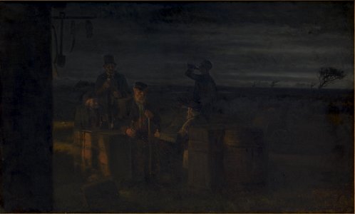 Hans Smidth - Vestjyder uden for høkeren - KMS2023 - Statens Museum for Kunst