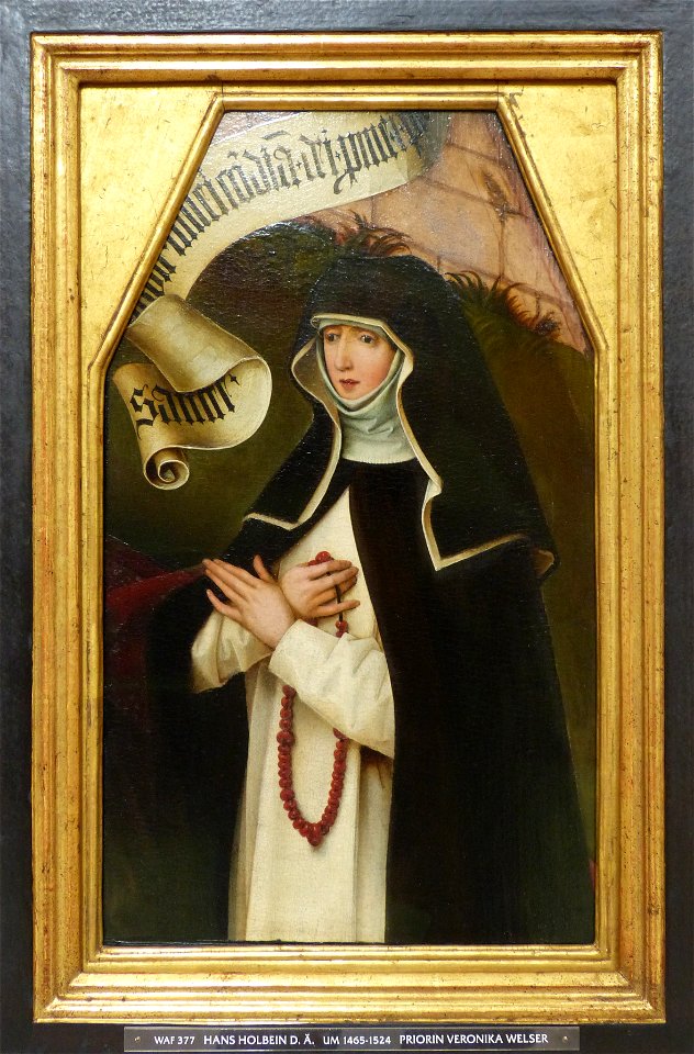 Hans Holbein der Ältere, Priorin Veronika Welser