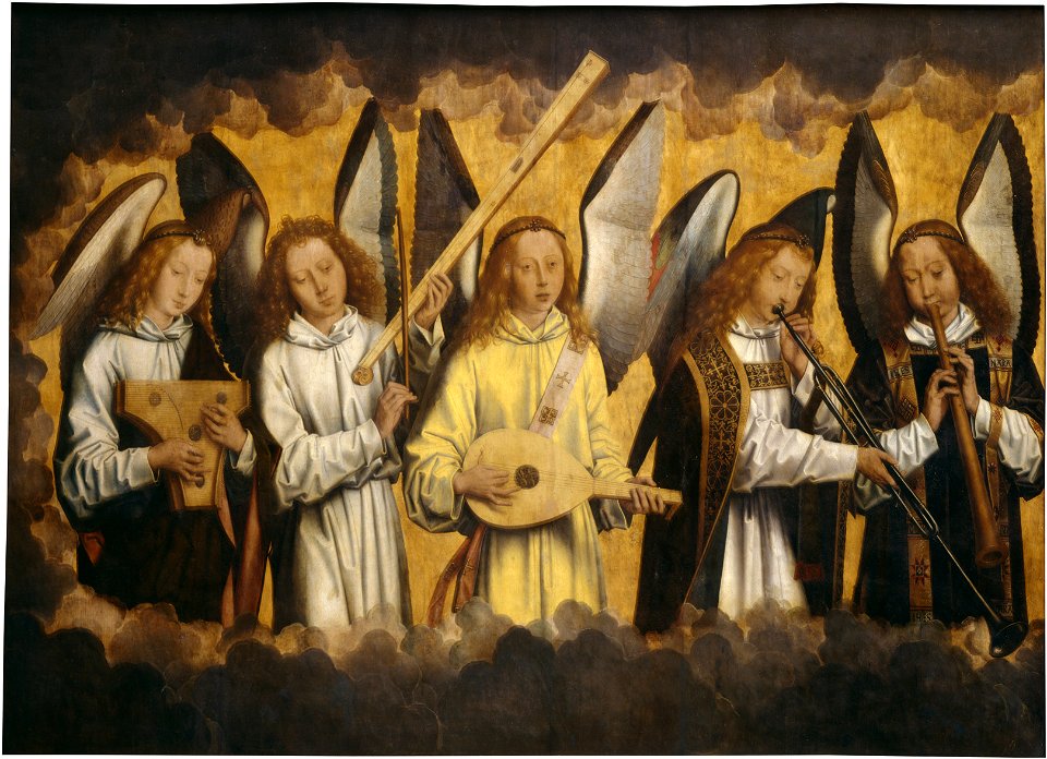 Hans Memling - Music-Making Angels - KMSKA 779