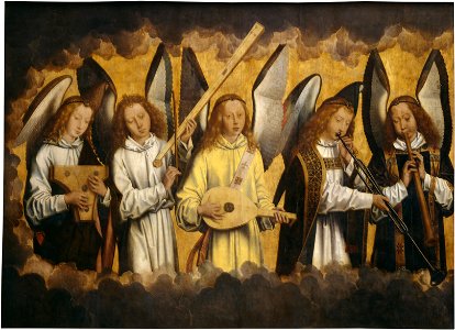 Hans Memling - Music-Making Angels - KMSKA 779