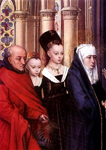 Hans Memling - The Presentation in the Temple (detail) - WGA14807. Free illustration for personal and commercial use.