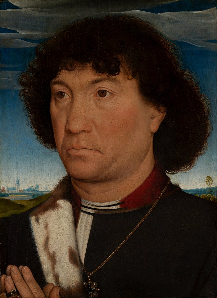 Hans Memling - Portrait of a Man from the Lespinette Family - 595 - Mauritshuis