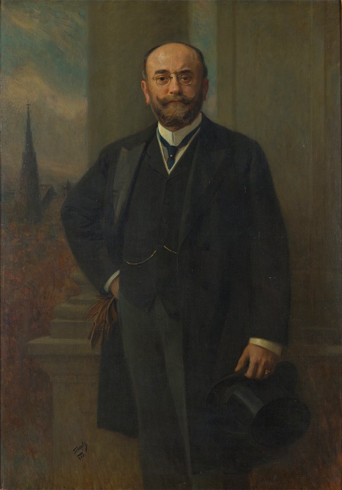 Hans Temple - Der Wiener Bürgermeister Dr. Richard Weiskirchner - 1058 - Österreichische Galerie Belvedere