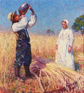 Hans Olde - Harvesting - 1912-8.9 - Albright–Knox Art Gallery