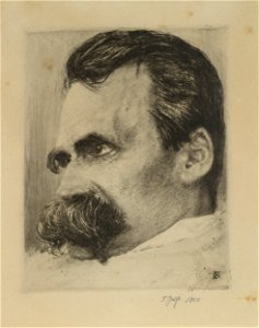 Hans Olde Head Study of Friedrich Nietzsche Thielska 333a