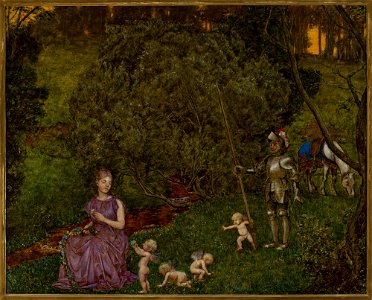 Hans Thoma - Fable – Knight - M.Ob.502 - National Museum in Warsaw