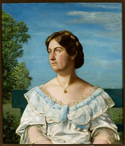 Hans Thoma - Portrait of Ella Blaue, artist's adopted daughter - M.Ob.2214 - National Museum in Warsaw