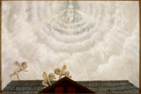 Hans Thoma - God the Father above the shed - 186563 MNW - National Museum in Warsaw