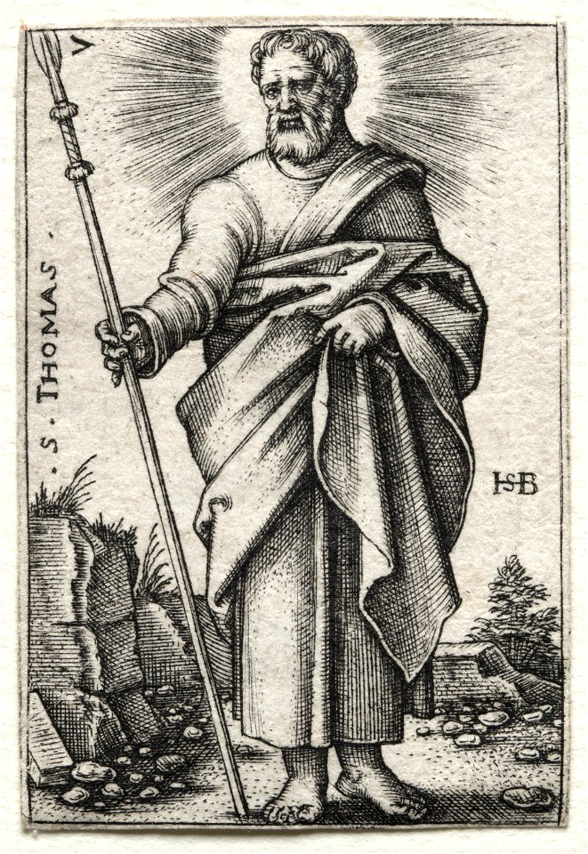 Hans Sebald Beham (German, 1500-1550) - St. Thomas - 1987.114 - Cleveland Museum of Art