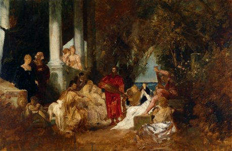 Hans Makart Musikalische Unterhaltung 1874