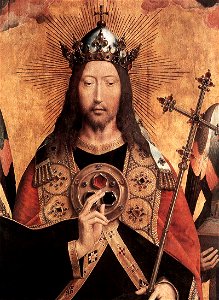 Hans Memling - Christ Surrounded by Musician Angels (detail) - WGA14936