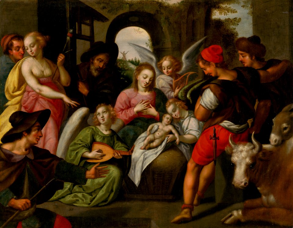 Hans Rottenhamer - Adoration of the Shepherds - O 2846 - Slovak National Gallery