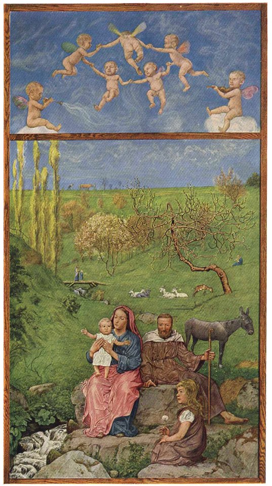 Hans Thoma Die Ruhe auf der Flucht