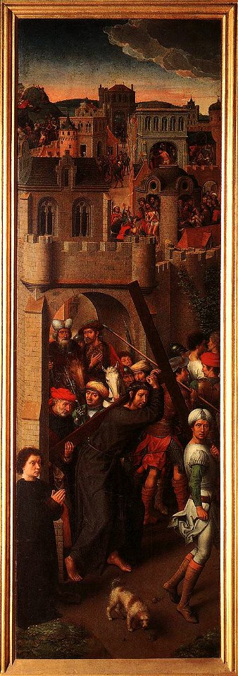 Hans Memling - Passion (Greverade) Altarpiece (left wing) - WGA14991