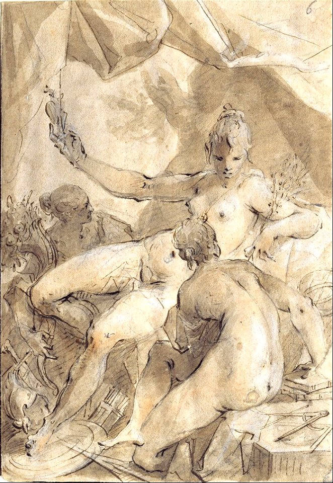 Hans von Aachen - Allegory of Peace, Fertility and Science - Google Art Project